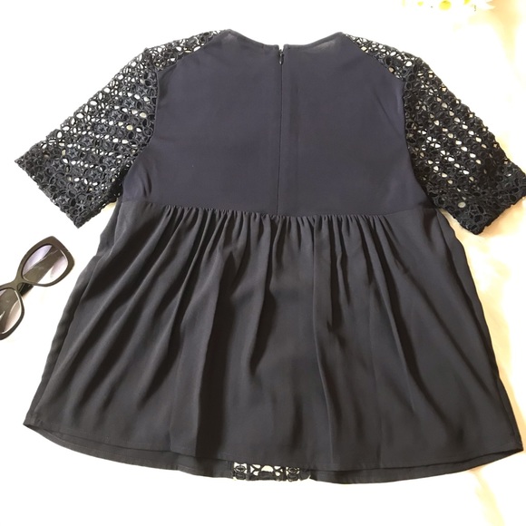 NWOT Ann Taylor Cutout Top Blouse, Sz SP - Picture 8 of 14